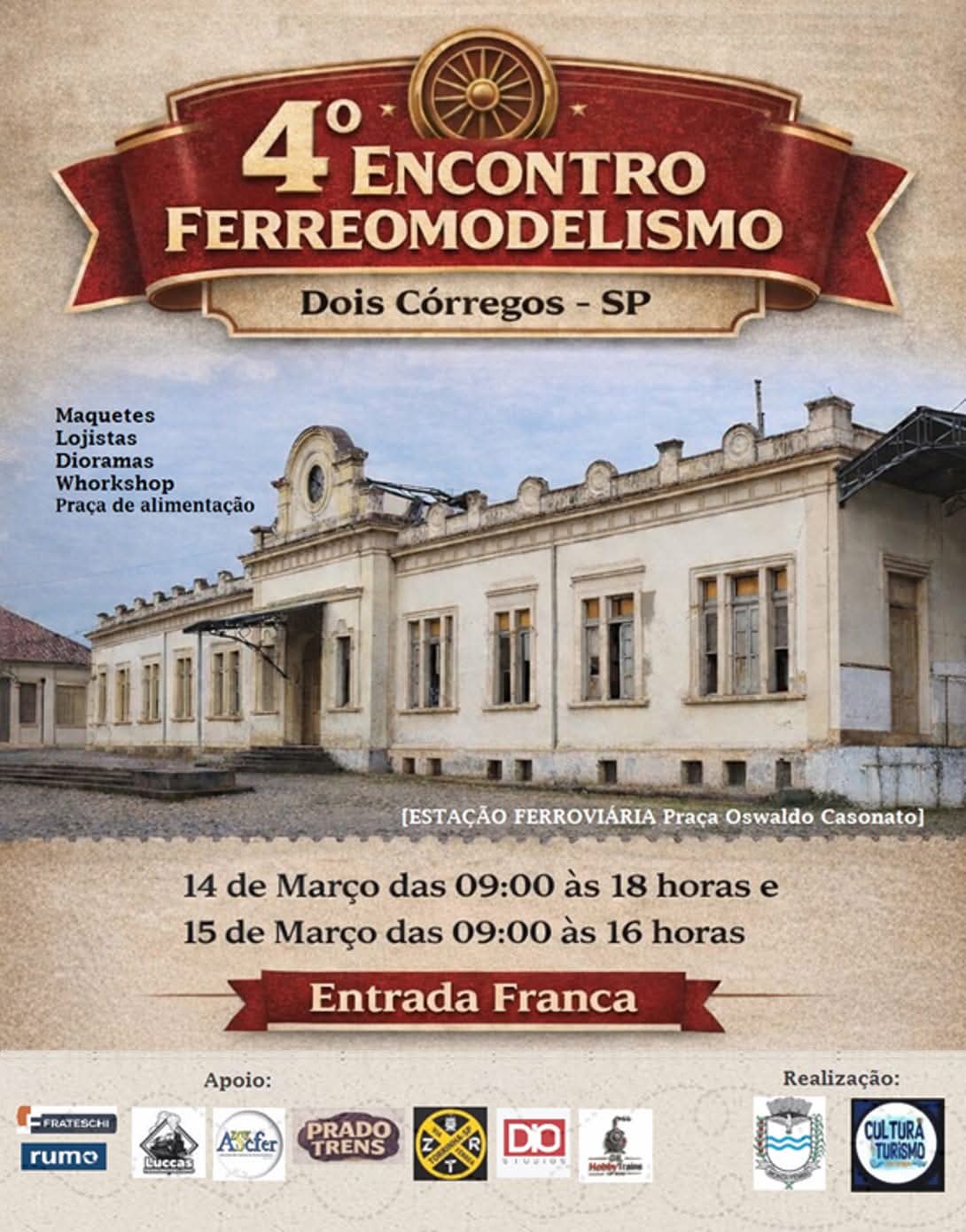 4º Encontro de Ferreomodelismo de Dois Córregos